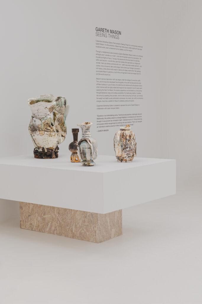 EXPOSITION GARETH MASON CARPENTERS WORKSHOP GALLERY PARIS